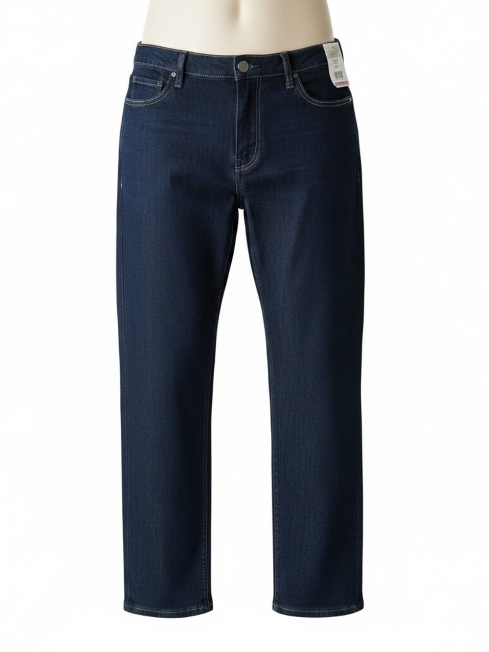 Women’s XL Dark Blue Straight-Leg Jeans ((NWT))